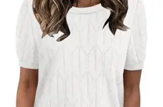 Sampeel Women’s Short Sleeve Sweater for $7.99