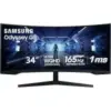 Samsung Odyssey G5 (G55T) 34″ Curved WQHD Gaming Monitor for $265.04