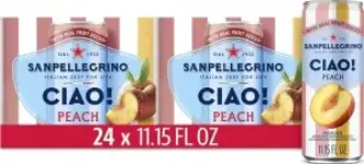 24-Pack San Pellegrino Sparkling Natural Mineral Water Cans for $8.94