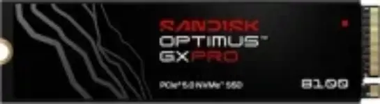 SanDisk 1TB Optimus GX Pro 8100 M.2 PCIe 5 SSD Now $289.99