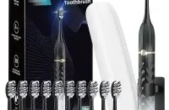 Seapeoa Sonic Electric Toothbrush Set with 10 Brush Heads for $8.99
