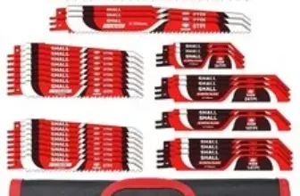SHALL 34-Piece Reciprocating Saw Blade Set for Wood & Metal – $23.52