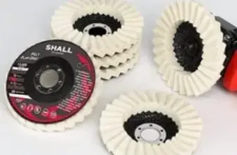 SHALL 4-1/2″ Wool Polishing Discs – New – $17.36