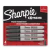 Sharpie Extreme Permanent Markers, Fine Point, Black – 4 Count for $2.97