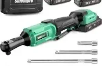 ShieldPro 20V 400RPM 3/8″ Cordless Electric Ratchet Kit for $39.99
