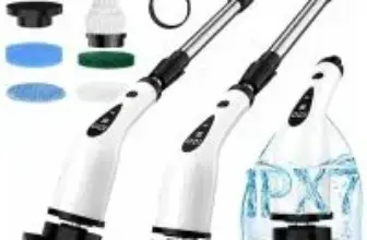 ShuxT Cordless Electric Spin Scrubber with 3-Speed and 8 Brush Heads for $19.99