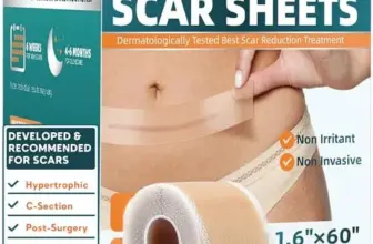 Silicone Scar Tape Roll – 60″ x 1.6″ for $3.99