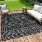SIXHOME 5’x8′ Reversible Outdoor Patio Rug for $15.79
