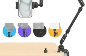 SMALLRIG 22″ Articulating Magic Arm Clamp – 600g Load Capacity – $25