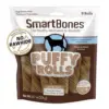8-Count SmartBones Puffy Rolls Chews for $8.52