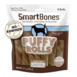 8-Count SmartBones Puffy Rolls Chews for $8.52