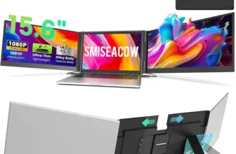 Smiseacow 15.6″ Dual Laptop Screen Extender Now $149.99