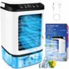 Smlegft 900ml Dual Mist Evaporative Air Conditioner with LED Lights for $29.98