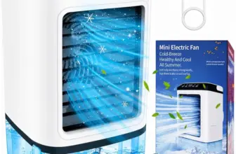 Smlegft 900ml Dual Mist Evaporative Air Conditioner with LED Lights for $29.98