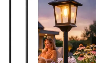 63″ Solar Lamp Post Set for $38 – 2-Pack $38.00