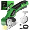 Soleilwear Rechargeable Cordless Electric Cardboard Cutter with LED Light – $18
