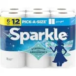 Sparkle Pick-A-Size Paper Towels, 6 Double Rolls for $6.62