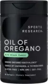 60-Count Sports Research 9500mg Oil of Oregano Softgels with Black Seed & Coconut MCT Oils for $8.26