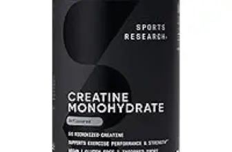 Sports Research Creatine Monohydrate 35.27oz for $19.32