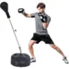Staiatu 63″ Punching Bag with Stand (100lbs) for $59.99