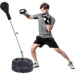 Staiatu 63″ Punching Bag with Stand (100lbs) for $59.99