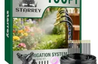 100Ft Starrey Drip Irrigation Garden Watering System for $20