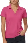Stelle Women’s Short Sleeve V-Neck Golf Polo Shirt for $9.99