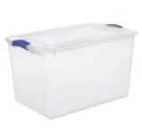Sterilite Large Latching Storage Bin (66-Quart) for $8.98