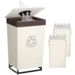 29-Gallon StorageWorks Recycling Bin with Lid & 2 Washable Bags for $15