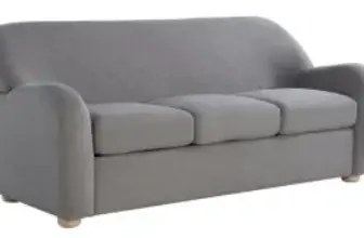 Studio Living Genifer Boucle 3-Seater Sofa in Gray for $287