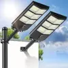 2-Pack Sunwish Solar Street Lights – Waterproof IP66 for $29.99