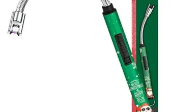 SUPrus Rechargeable Electric Arc Lighter – Christmas Green for $2.99