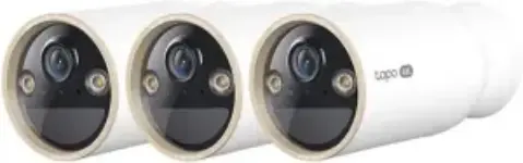 Tapo 3-Pack 4K Ultra HD Outdoor Battery Security Cameras – $220