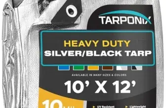 Tarponix Dual-Sided Heavy-Duty Tarp for $13.59