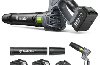 Taskstar Cordless Leaf Blower Set for $39.89