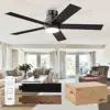 TCL 52-Inch Flush Mount Ceiling Fan with Lights for $75.39