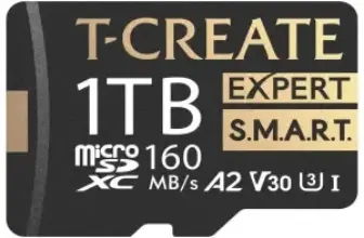 TEAMGROUP 1TB T-Create Expert A2 V30 microSDXC Card with Adapter for $90