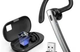 TERUNSOUl Bluetooth Wireless Headset V5.3 for $5.99 – 84% Off