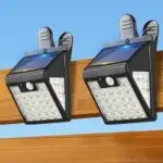 Thumok 72LEDs 600LM Clip On Motion Sensor Outdoor Solar Lights (2-Pack) for $13.77