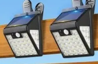 Thumok 72LEDs 600LM Clip On Motion Sensor Outdoor Solar Lights (2-Pack) for $13.77