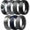 ThunderFit Men’s Silicone Wedding Rings 7-Pack for $6.99
