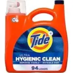 Tide Ultra Hygienic Clean Liquid Laundry Detergent 132oz (94 Loads, 4-Pack) for $49.55