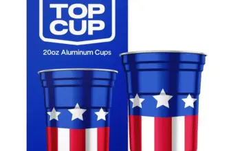 Top Cup Seasonal Aluminum Cups 20oz – 10 Count for $5.29