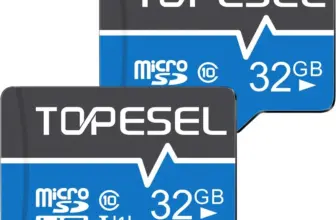 Topesel 32GB UHS-I Class 10 MicroSDHC Memory Card (2-Pack) for $17.84