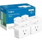 TP-Link Tapo 15A Mini Smart Wi-Fi Plug 4-Pack for $22.99