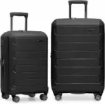 Traveler’s Choice Pagosa 2-Piece Expandable Hardshell Luggage Set for $132.16