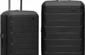 Traveler’s Choice Pagosa 2-Piece Expandable Hardshell Luggage Set for $132.16