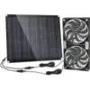 Ttnde 5.5″ Dual Solar Panel Fans Now $27.39 – Waterproof & 3200RPM