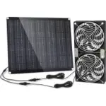 Ttnde 5.5″ Dual Solar Panel Fans Now $27.39 – Waterproof & 3200RPM