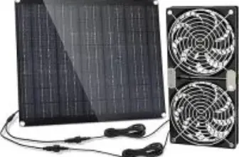 Ttnde 5.5″ Dual Solar Panel Fans Now $27.39 – Waterproof & 3200RPM